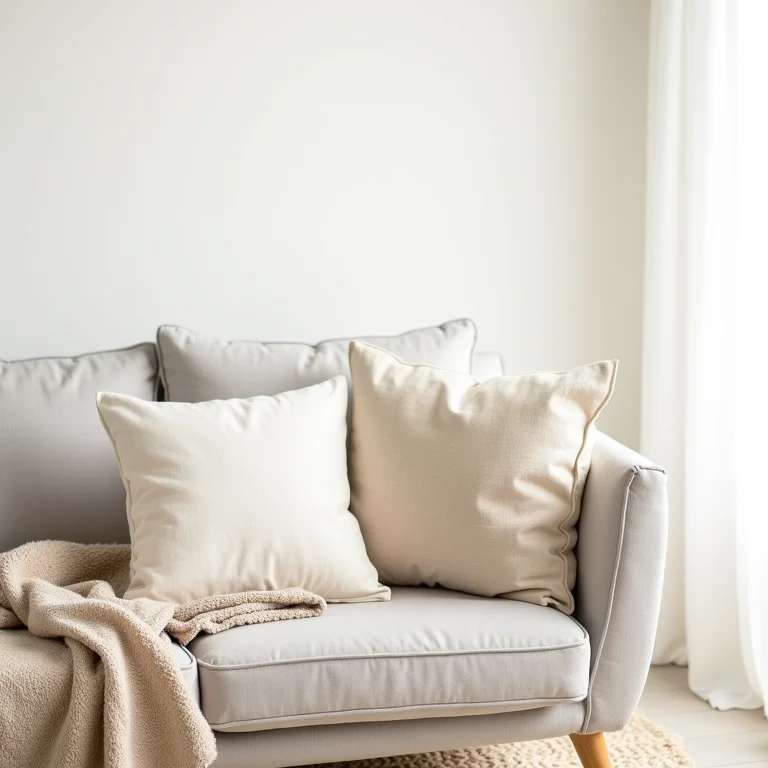 Paleta de cores neutras para ampliar visualmente sala e jantar