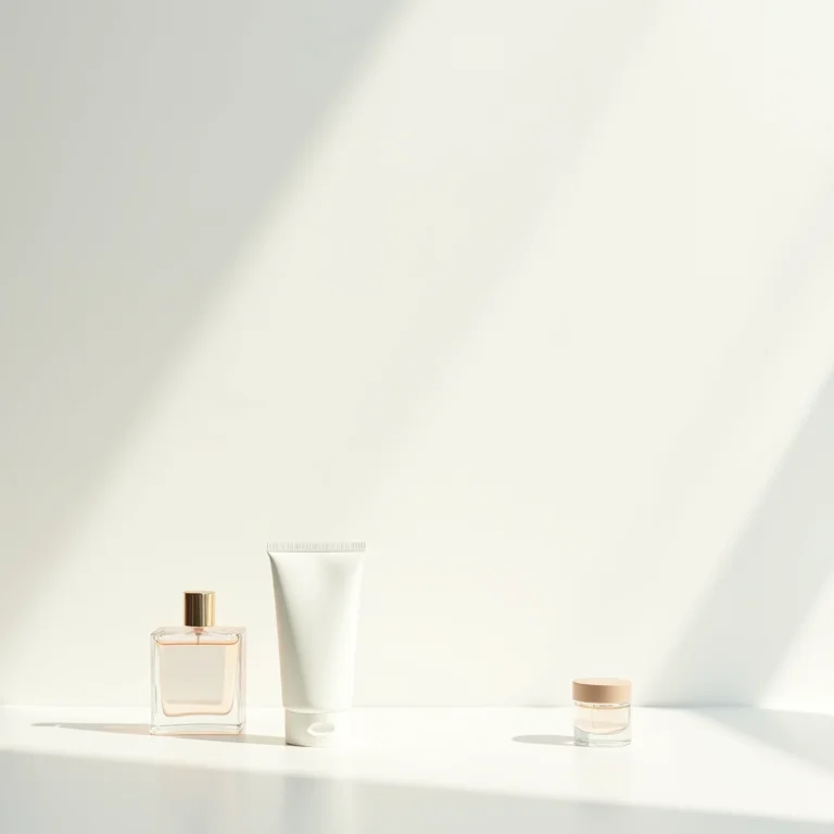 Perfume, loção corporal e gel de banho da mesma linha