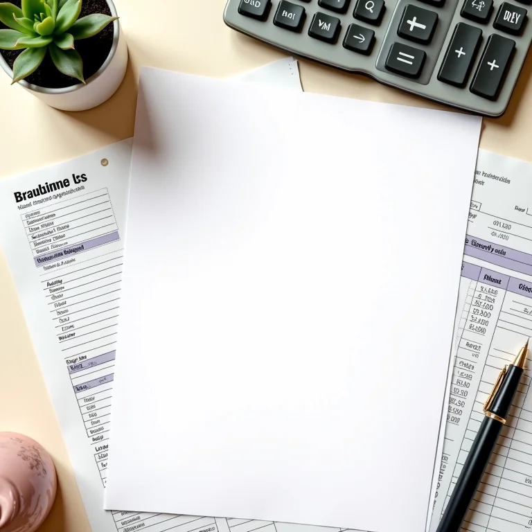 Planilha de orçamento, recibos e calculadora para reforma de clínica.