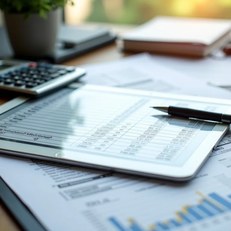 Planilha detalhada com orçamento para projeto de reforma de escadaria