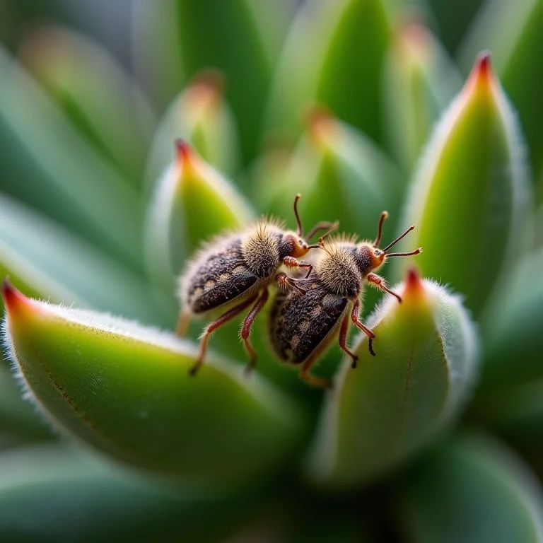 Pragas em suculentas