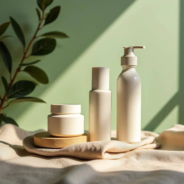 Produtos de skincare probióticos para pele sensível