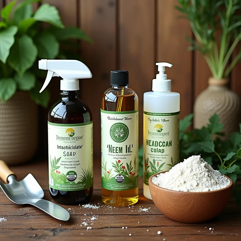 Produtos orgânicos para combater cochonilhas.