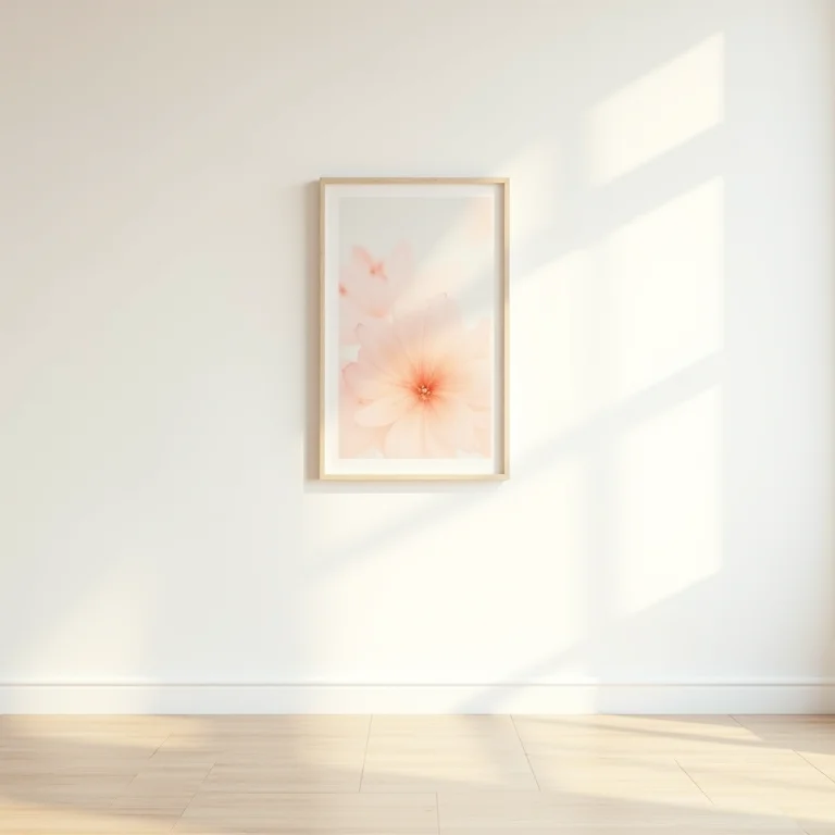 Quadro pequeno demais em parede grande