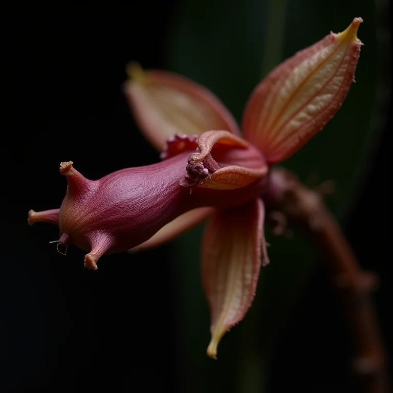 Raízes podres de orquídea