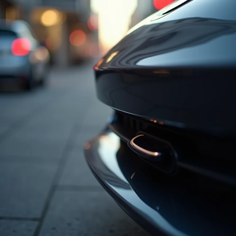 Sensor de estacionamento eletromagnético discreto.