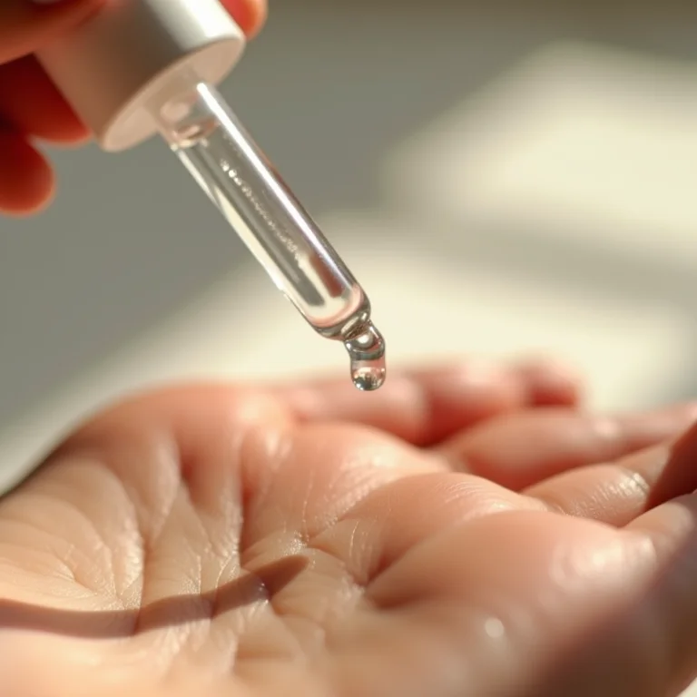 Sérum hidratante com peptídeos