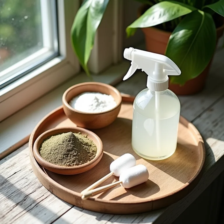 Soluções caseiras para combater pragas em orquídeas: óleo de neem, terra diatomácea, água e sabão.