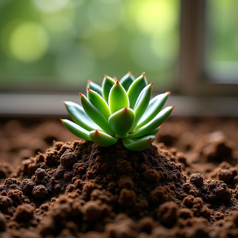 Substrato inadequado para suculentas