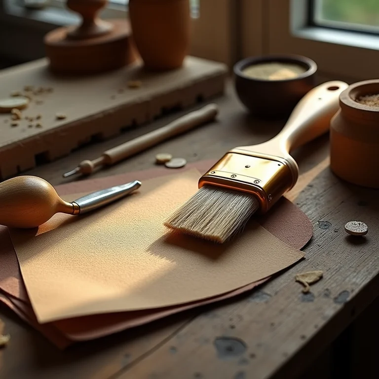 Técnicas de acabamento e decoração em instrumentos musicais