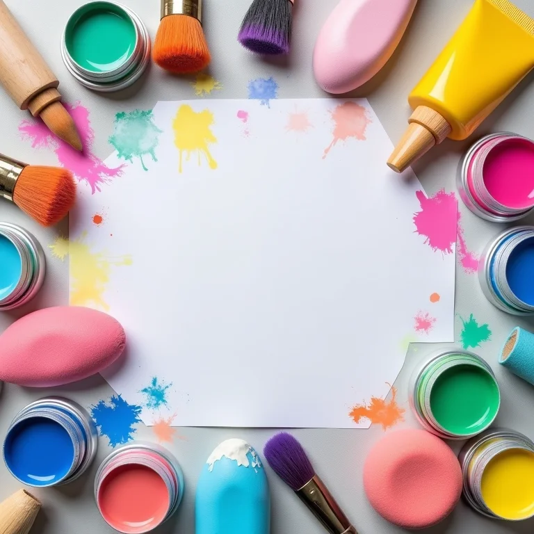 Tintas faciais à base de água para maquiagem artística