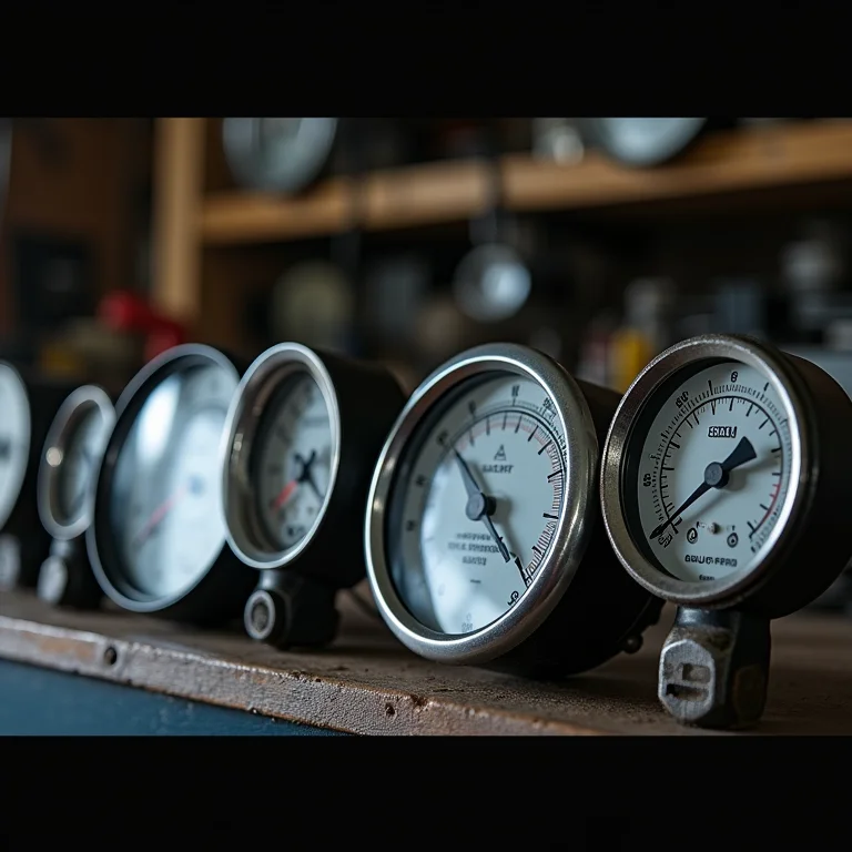 Tipos de manômetros de turbo