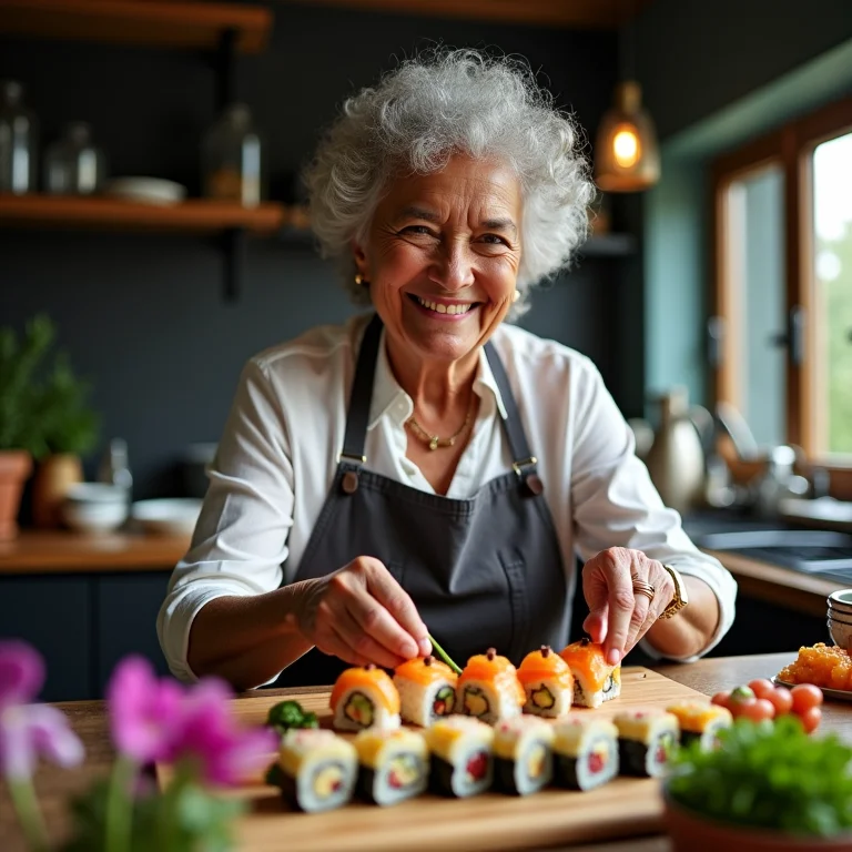 Toque de criatividade no sushi