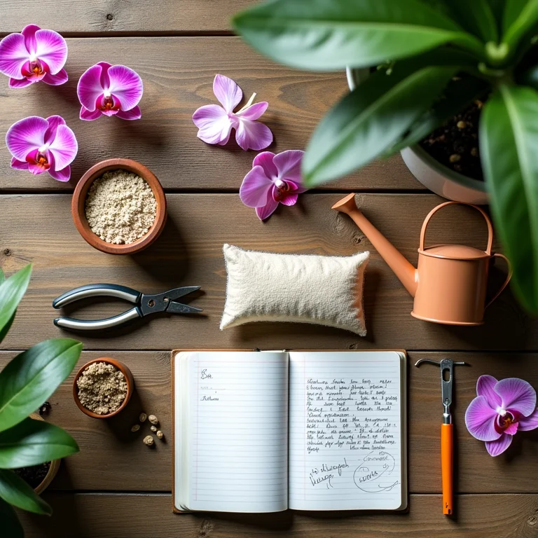 Utensílios essenciais para cuidar de orquídeas