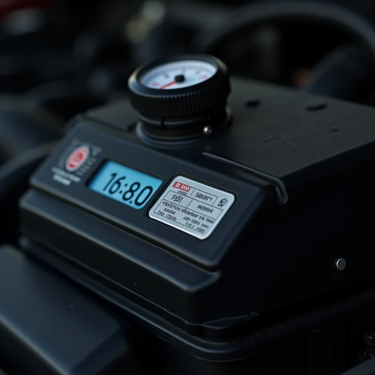 Verificando a bateria do carro antes de viajar