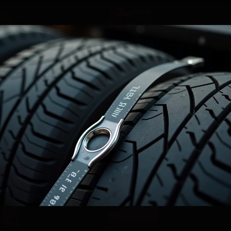 Verificando os pneus do carro antes de viajar