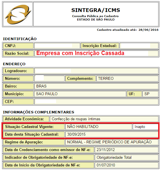 Consultando a validade e os dados do seu CNPJ - inspiração 1