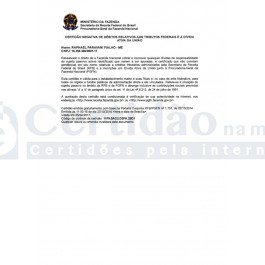 O que significa se a certidão vier com pendências? - inspiração 1