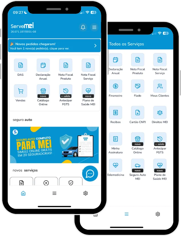 Iniciando o Processo de Solicitação de Baixa - inspiração 1