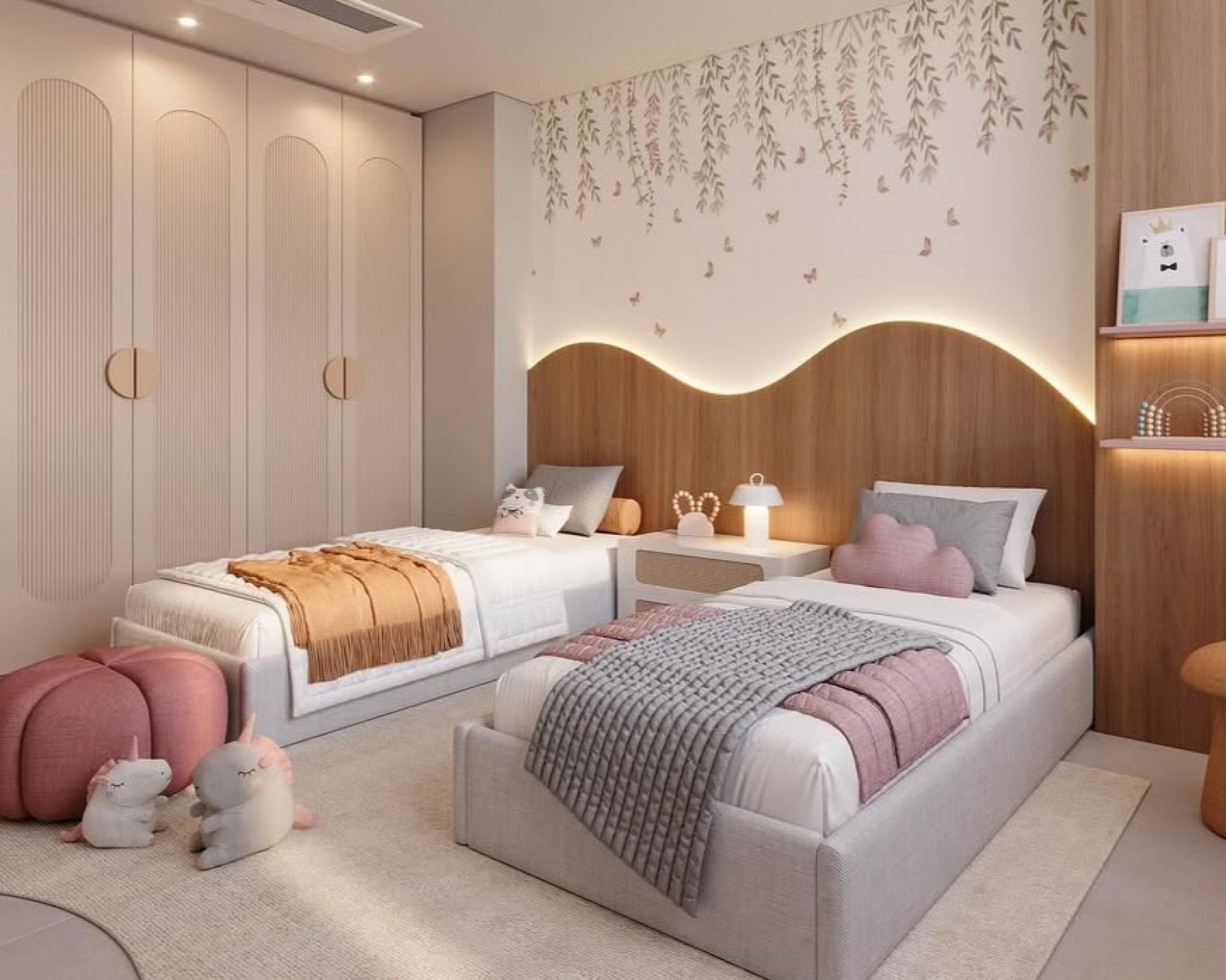 decoração de quarto infantil feminino