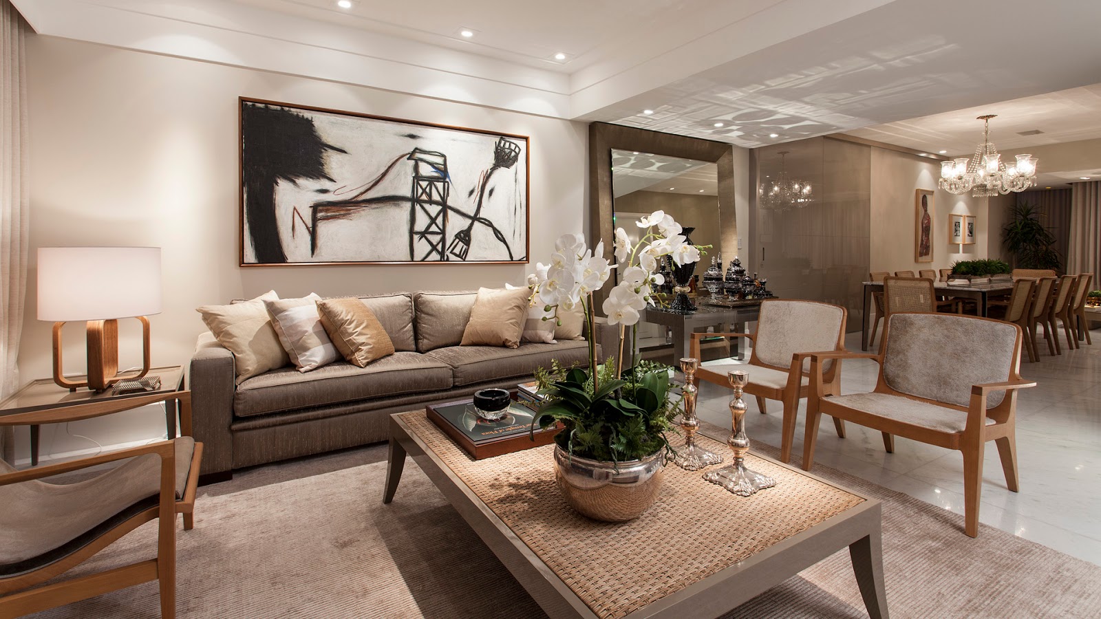 A Disposição dos Móveis: Criando Fluxo e Conexão - inspiração 1