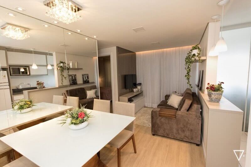 O Charme dos Espelhos Grandes: Criando Pontos Focais - inspiração 1