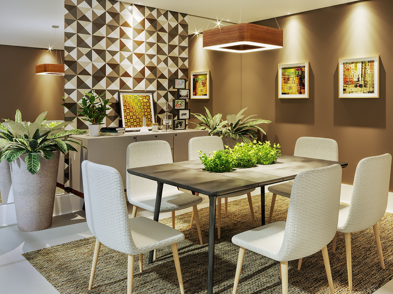 O Charme dos Espelhos Grandes: Criando Pontos Focais - inspiração 2