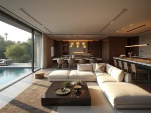 Sala de Estar e Jantar Grandes Integradas: Decoração Funcional e Estilosa