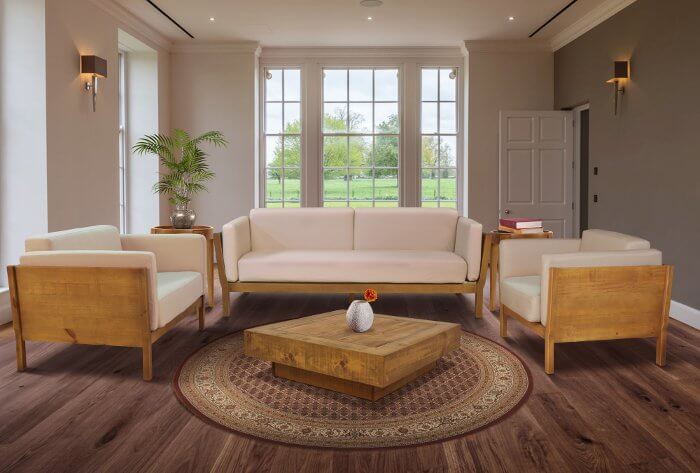 Como escolher tecidos naturais para sala rústica