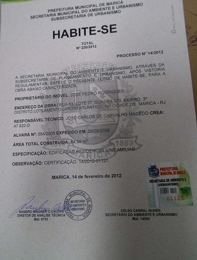 O que exatamente o Habite-se representa? - inspiração 2