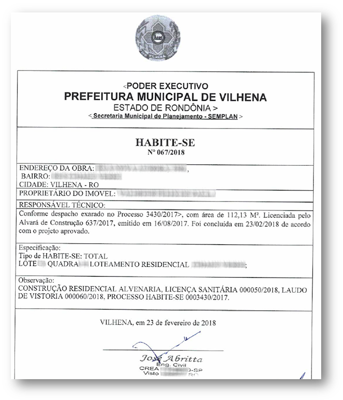 Diferença entre Habite-se e alvará de construção - inspiração 1