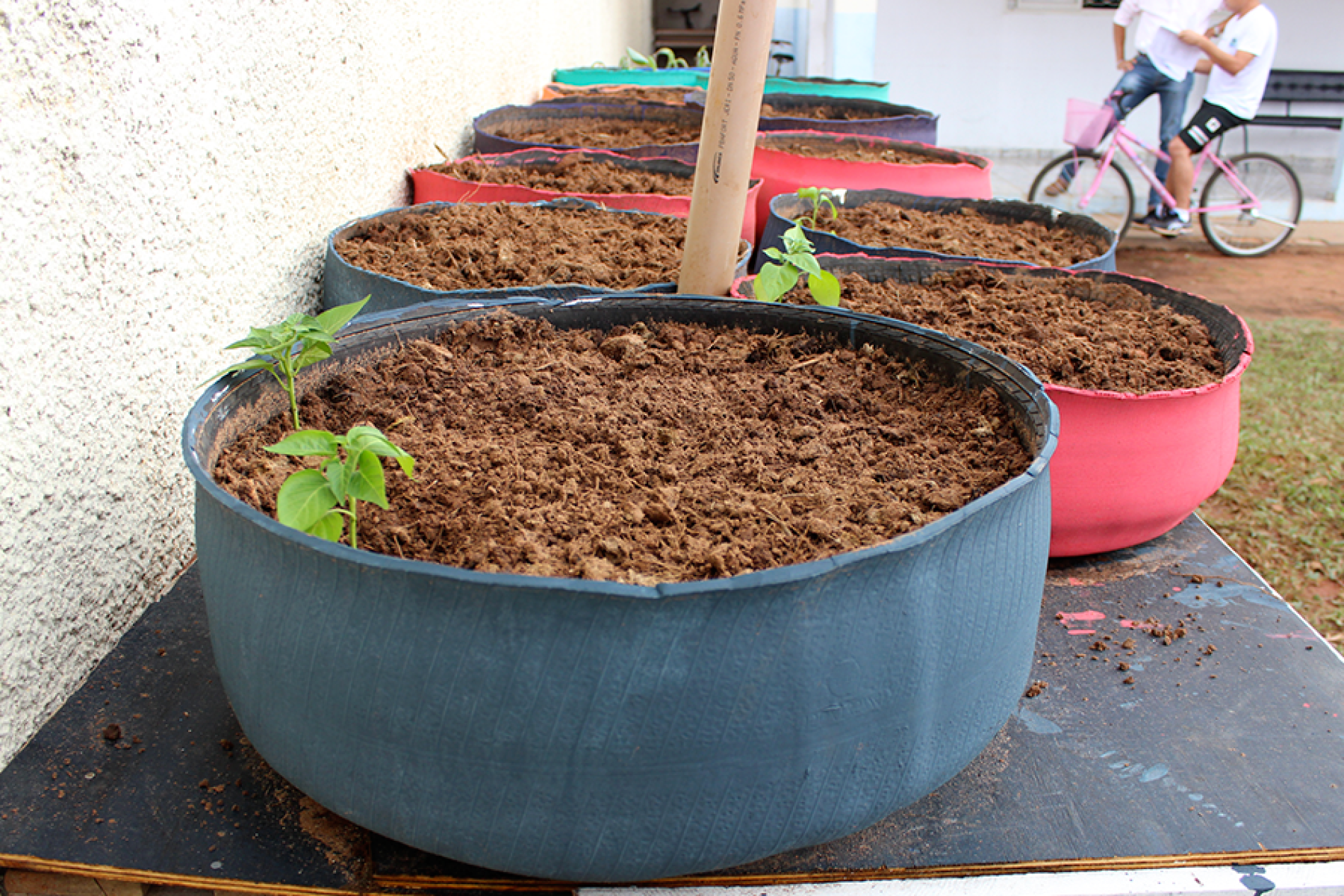 Como fazer um sistema de irrigação caseiro para horta em pneus