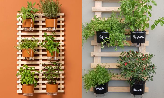 horta suspensa como fazer