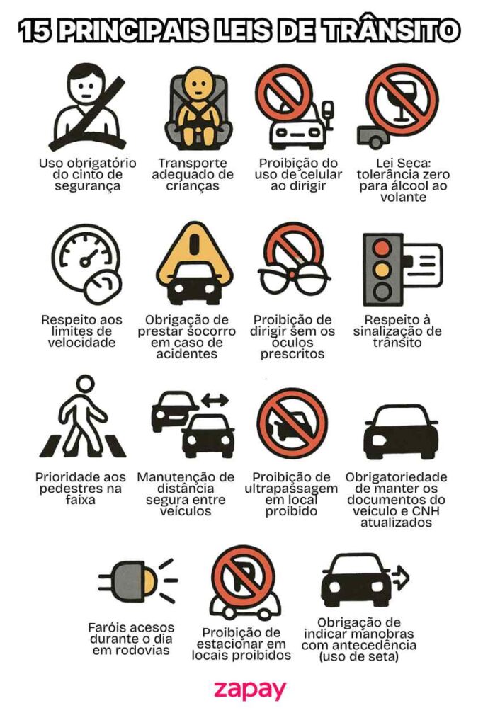 leis de transito que mudaram