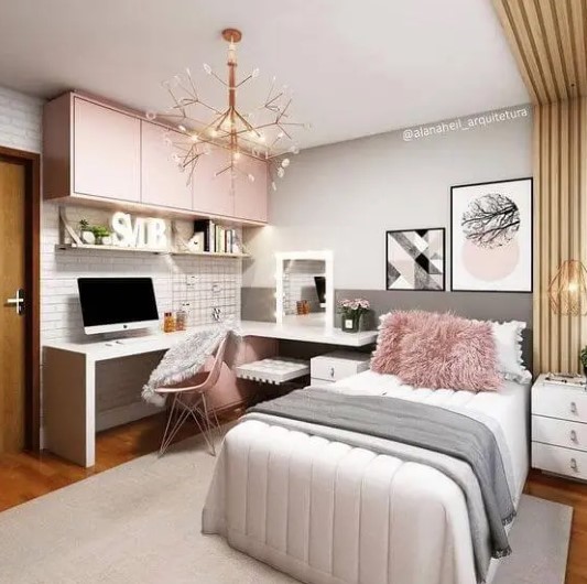 Luminárias de Mesa: Funcionalidade e Estilo na Mesada ou Criado-Mudo - inspiração 2