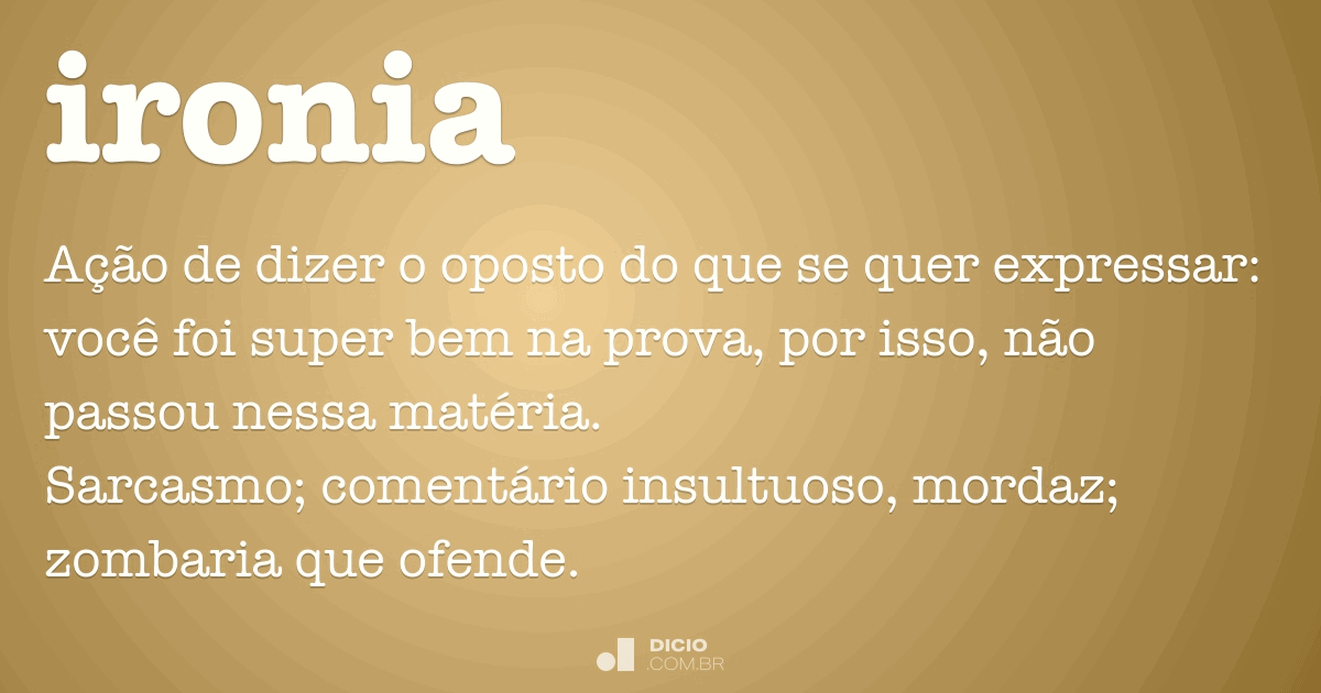 Ironia Verbal: O Contraste Entre o Dito e o Intencionado - inspiração 1