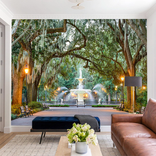 Iluminação e Papel de Parede: Uma Dupla Dinâmica - inspiração 1