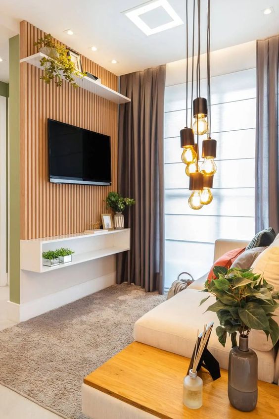 Multifuncionalidade é a Chave: Racks com gavetas e portas - inspiração 2