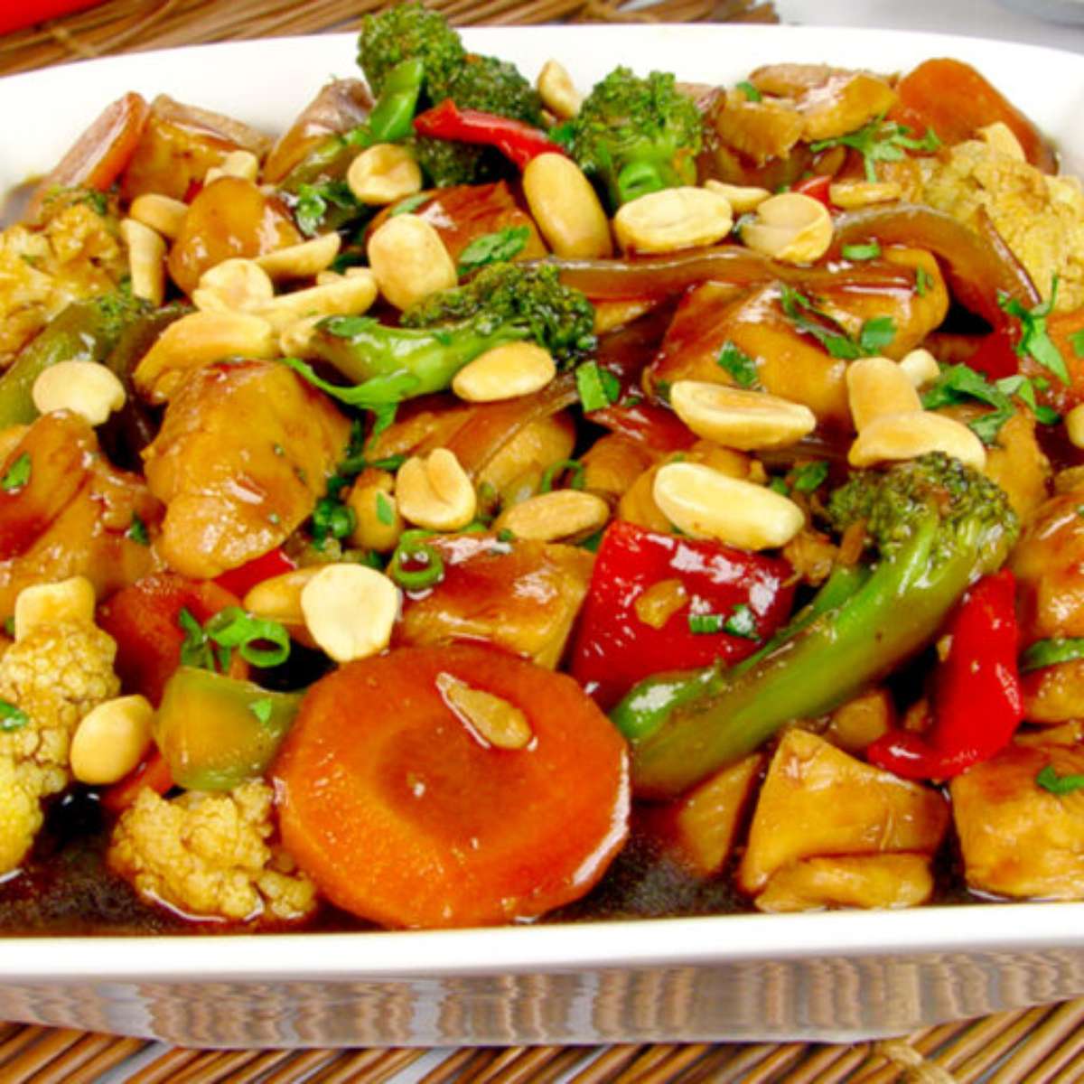 Frango Xadrez Diet: Leveza e Sabor Sem Culpa - inspiração 1