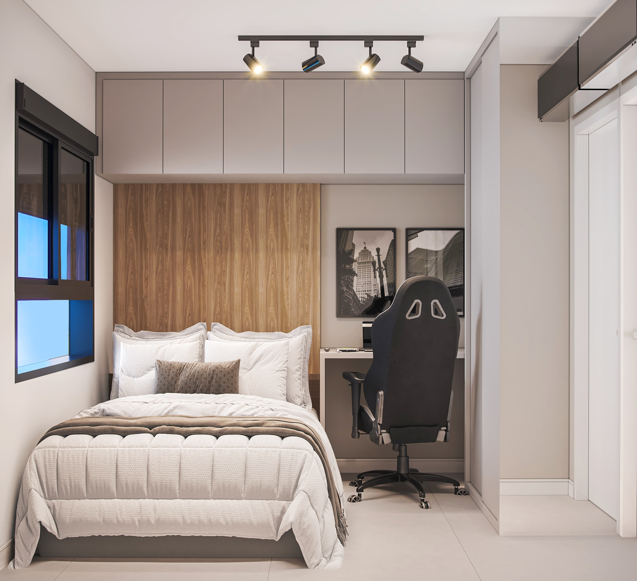 Como usar espelhos para ampliar seu quarto