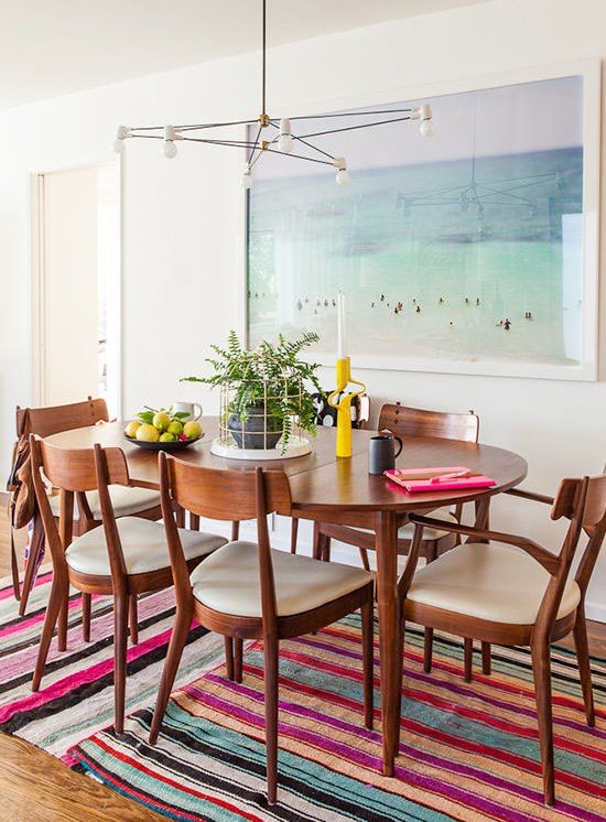 tapetes para sala de jantar