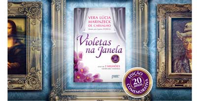 violetas na janela