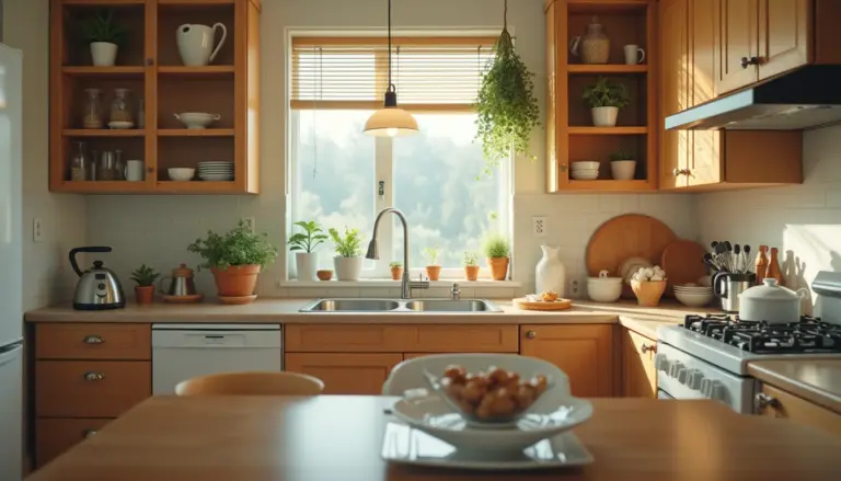 Armário de Cozinha Aéreo: A Tendência Chic de 2026!