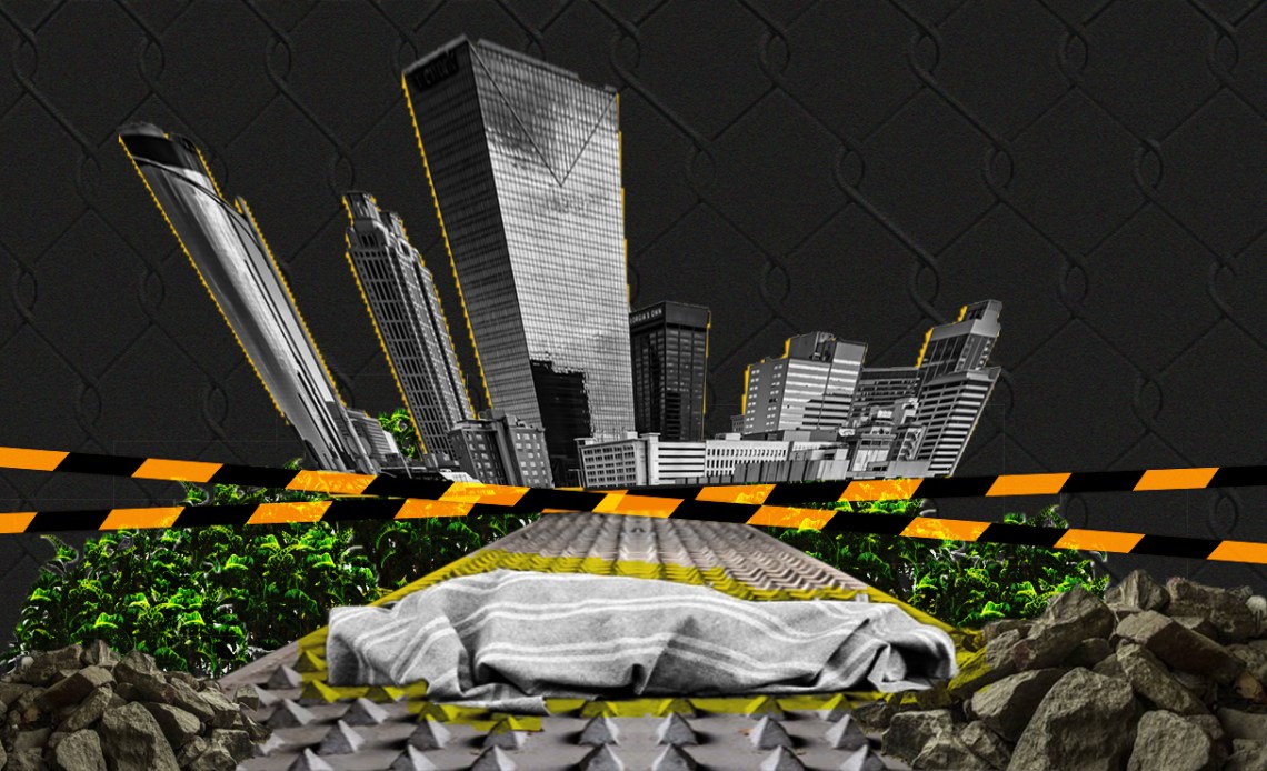 arquitetura hostil exemplos