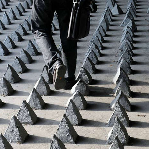 arquitetura hostil exemplos