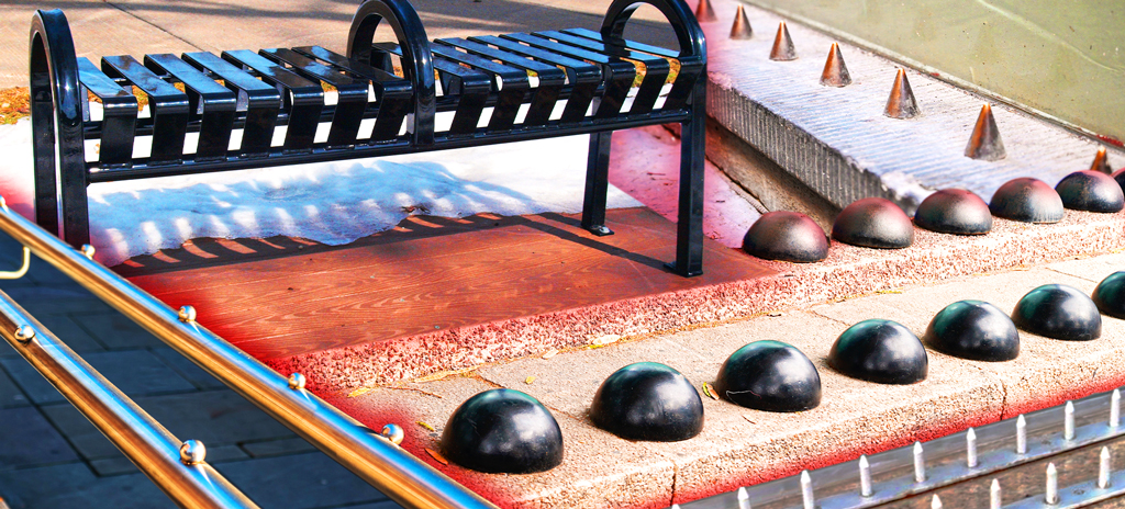 arquitetura hostil exemplos