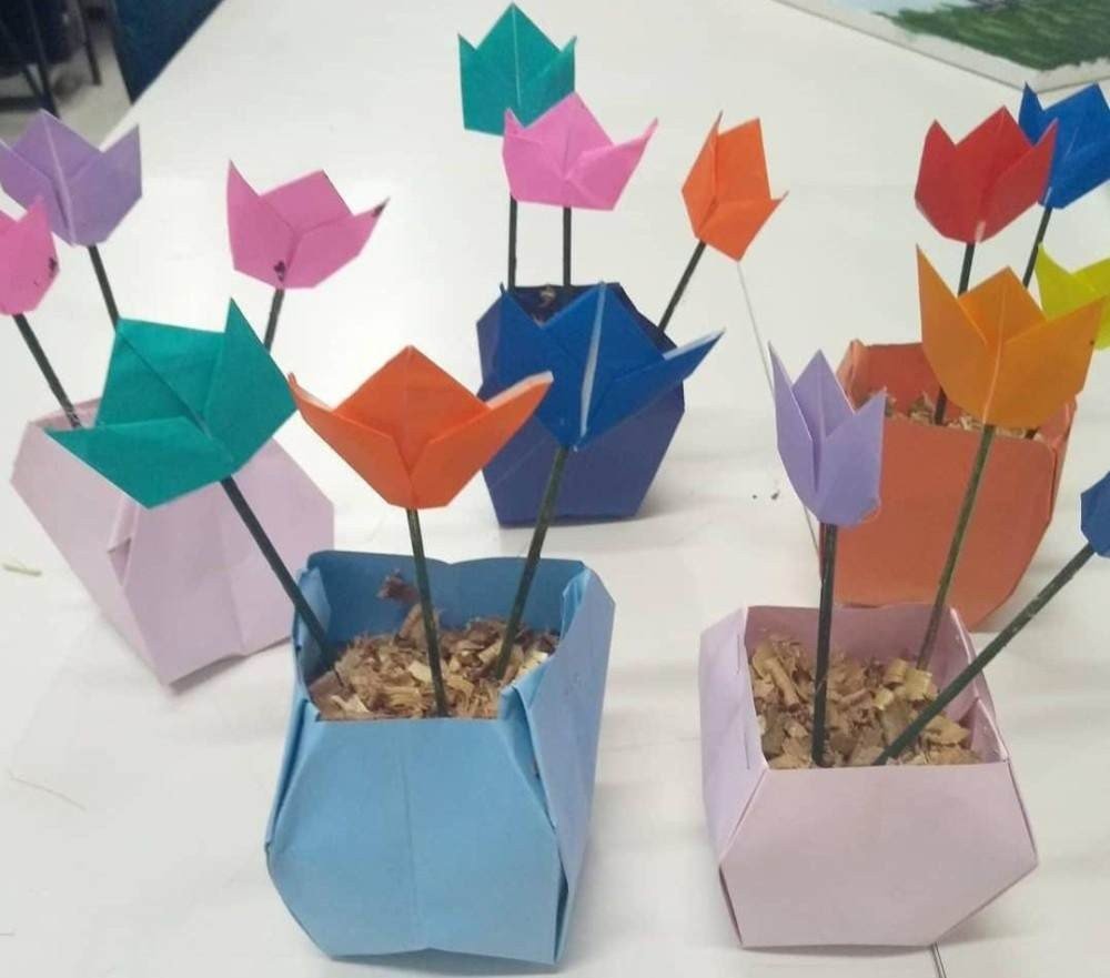 artesão em origami mei