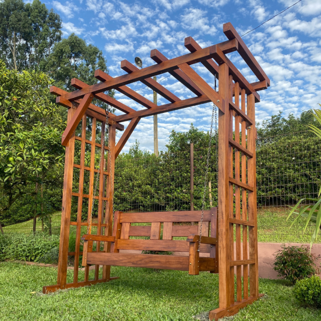 balanço de jardim
