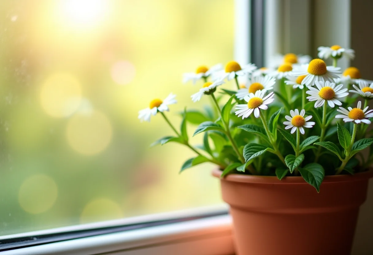 5 ideias de títulos:
1. Camomila em Vaso: Guia Completo para Iniciantes
2. Os Benefícios Surpreendentes da Camomila Cultivada em Casa
3. Como Fazer Chá de Camomila Fresca: Do Vaso para a Xícara
4. Problemas Comuns no Cultivo de Camomila e Como Resolvê-los
5. Colheita e Secagem da Camomila: Preserve o Aroma e as Propriedades