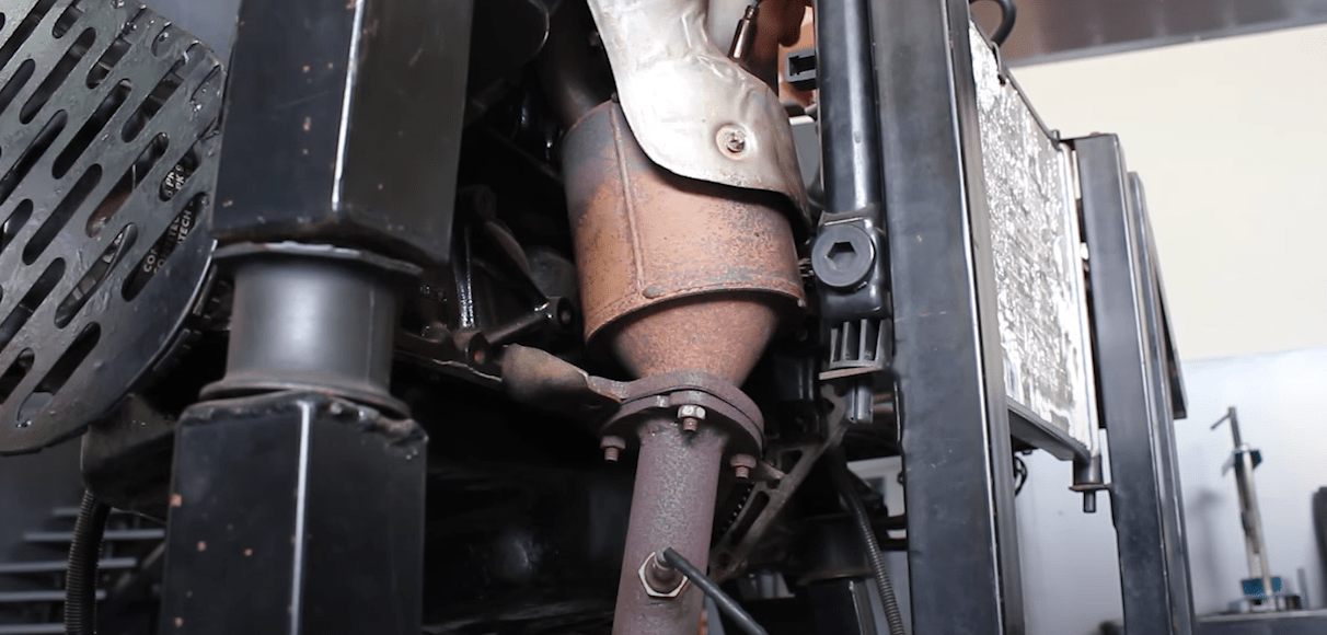 catalisador entupido